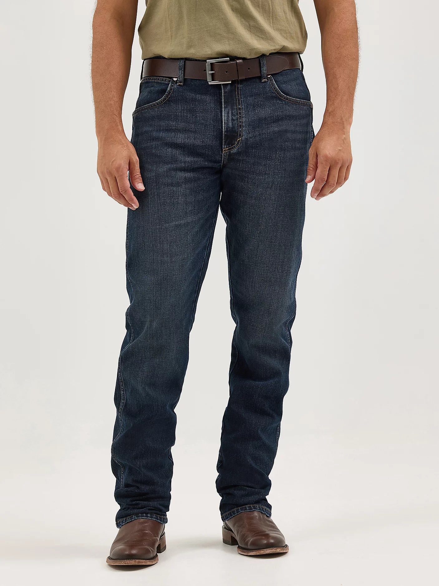 Men's Straight Fit Dark Blue Black Jean DL4363