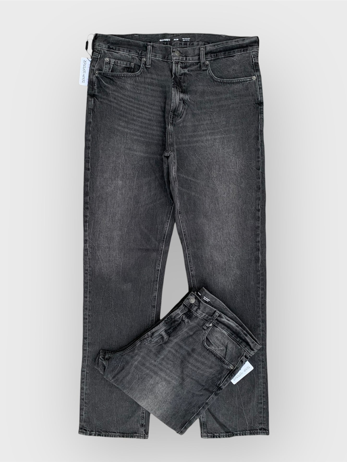 Men's Straight Fit Dark Grey Jean DL4368