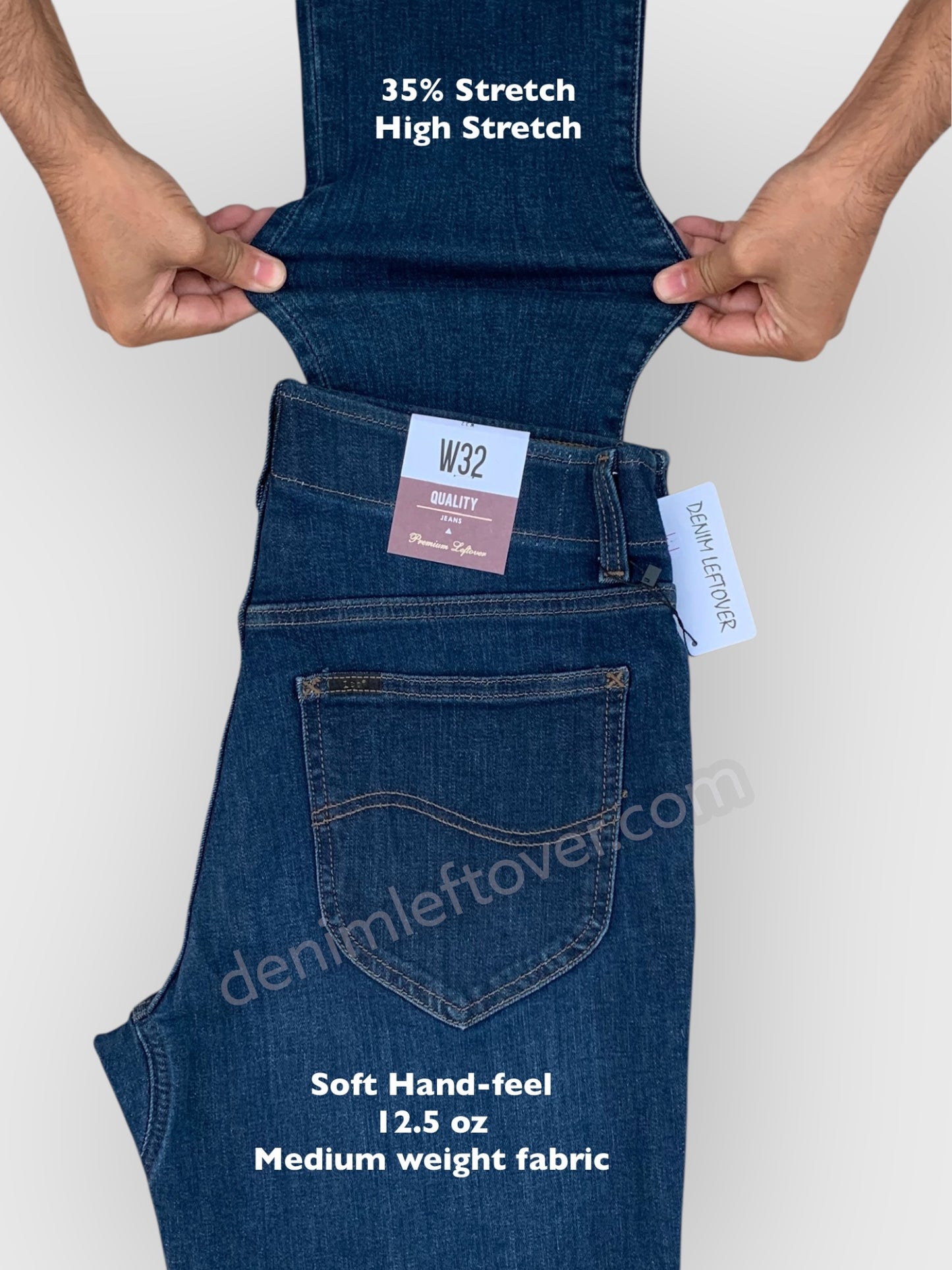 Men's Slim Taper Fit Dark Blue Jean DL4393