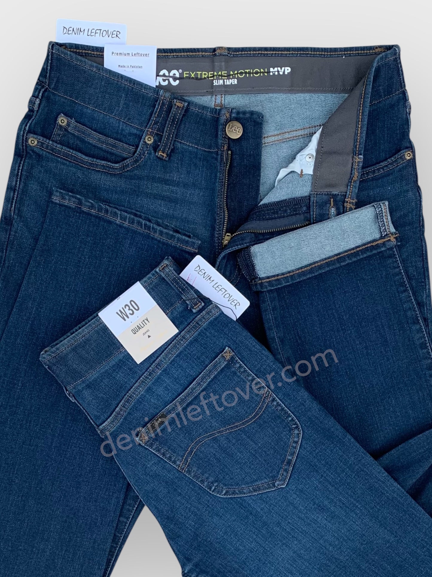 Men's Slim Taper Fit Dark Blue Jean DL4393