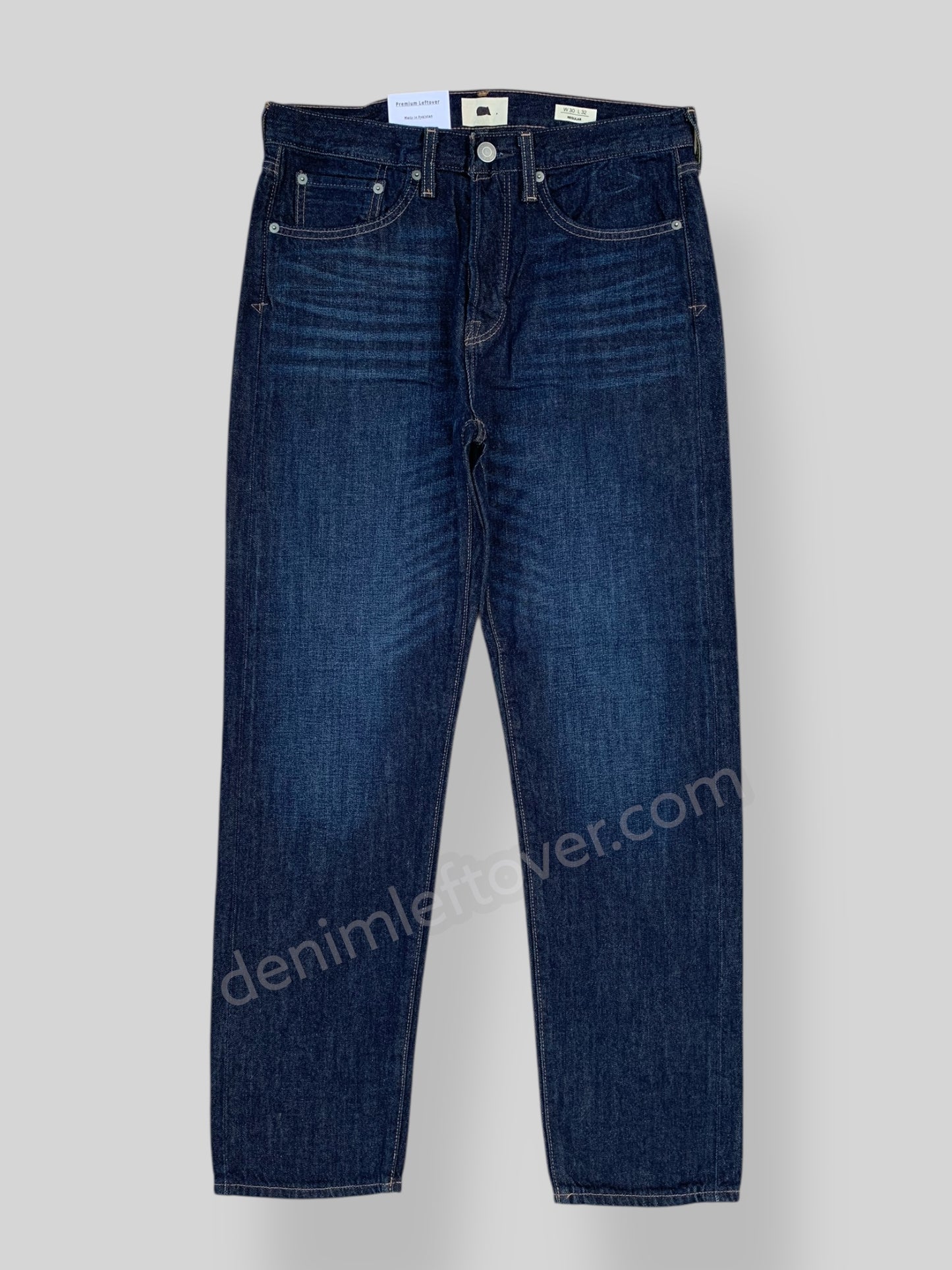 Men's Regular Fit Dark Blue Jeans DL4388 (Non-Stretch)