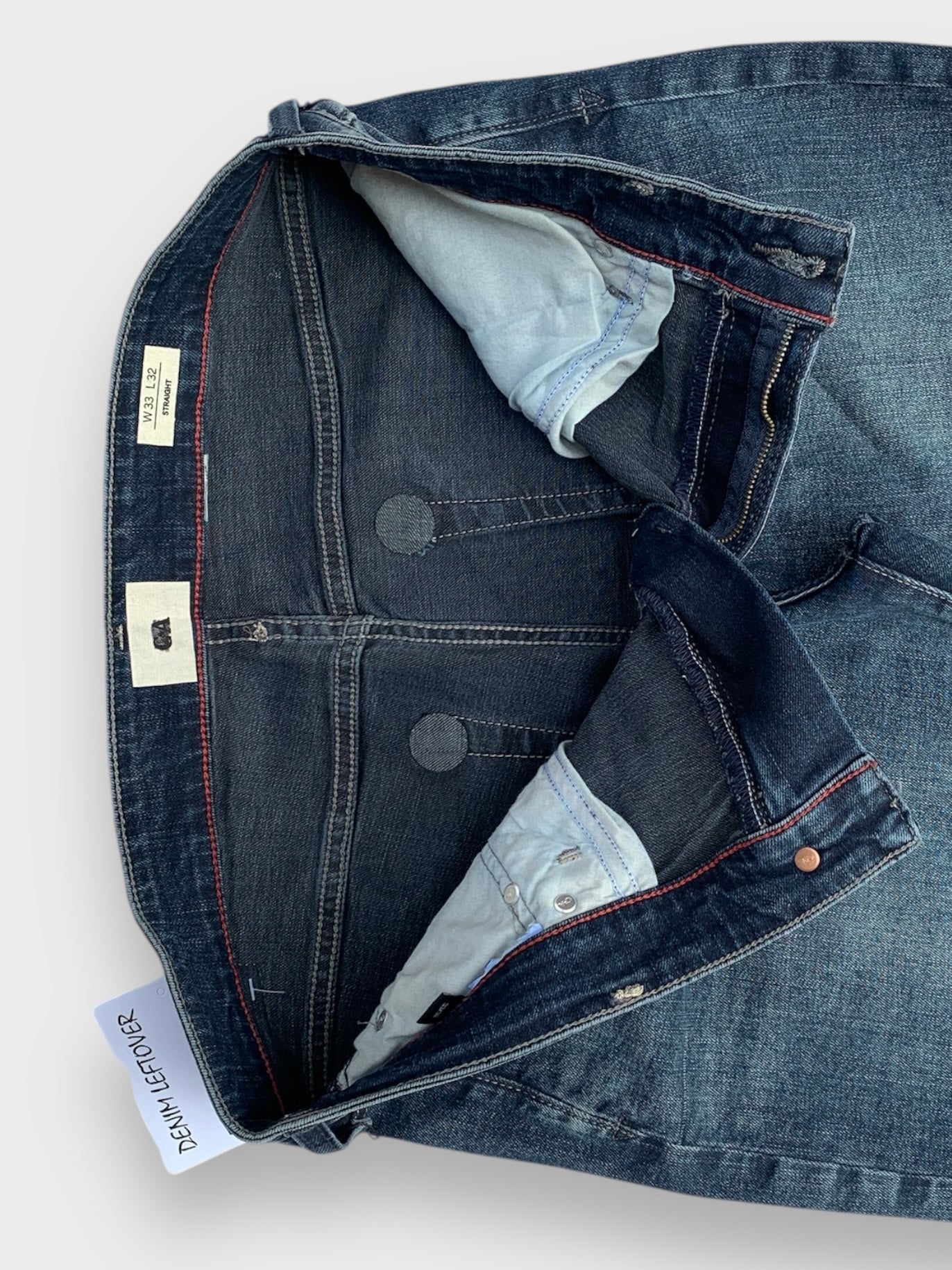 Men's Straight Fit Vintage Medium Blue Jean DL4303 (Minor Fault)