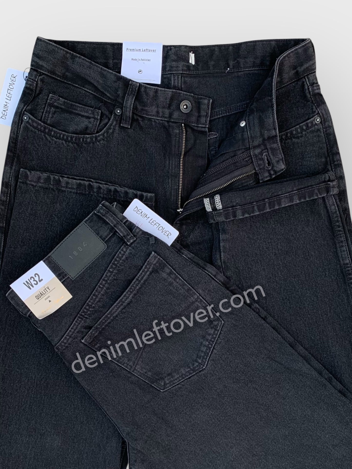 Men's Straight Fit Diamond Black Jean DL4384 (Non Stretch)