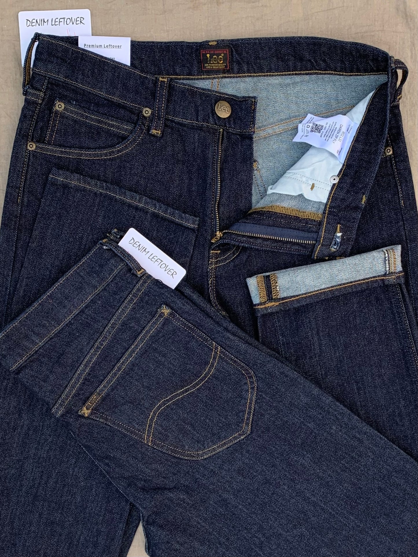 Men's Straight Fit Dark Blue Jean DL4405