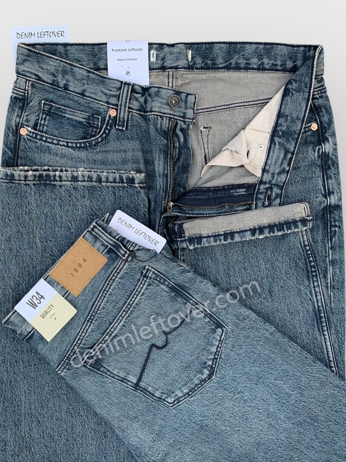 Men's Straight Fit Vintage Tinted Jean DL4381 (Non Stretch)