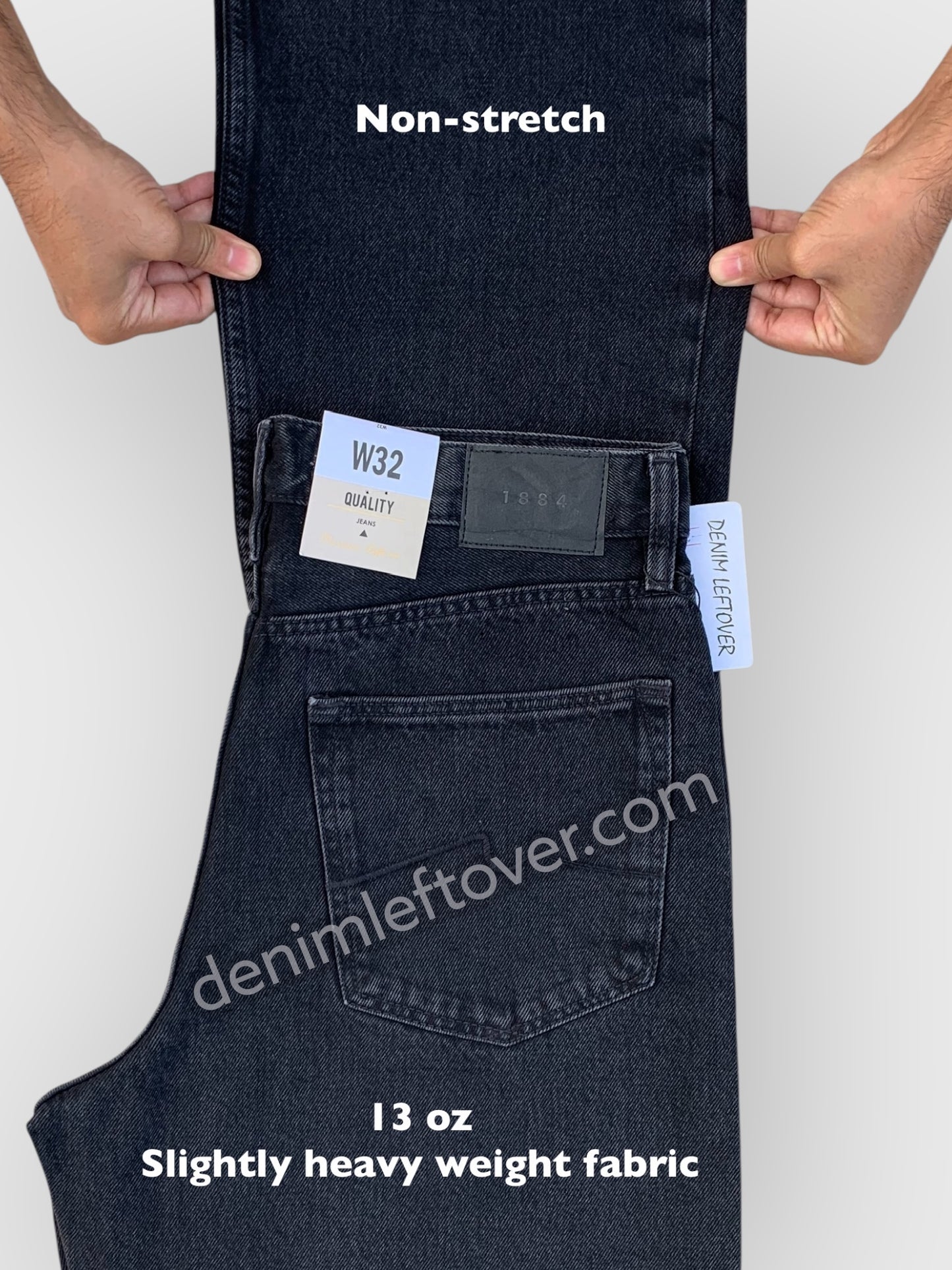 Men's Baggy Fit Diamond Black Jean DL4383 (Non Stretch)