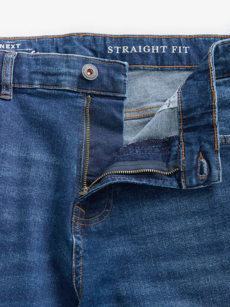 Men's Straight Fit Medium Blue Jean DL4337