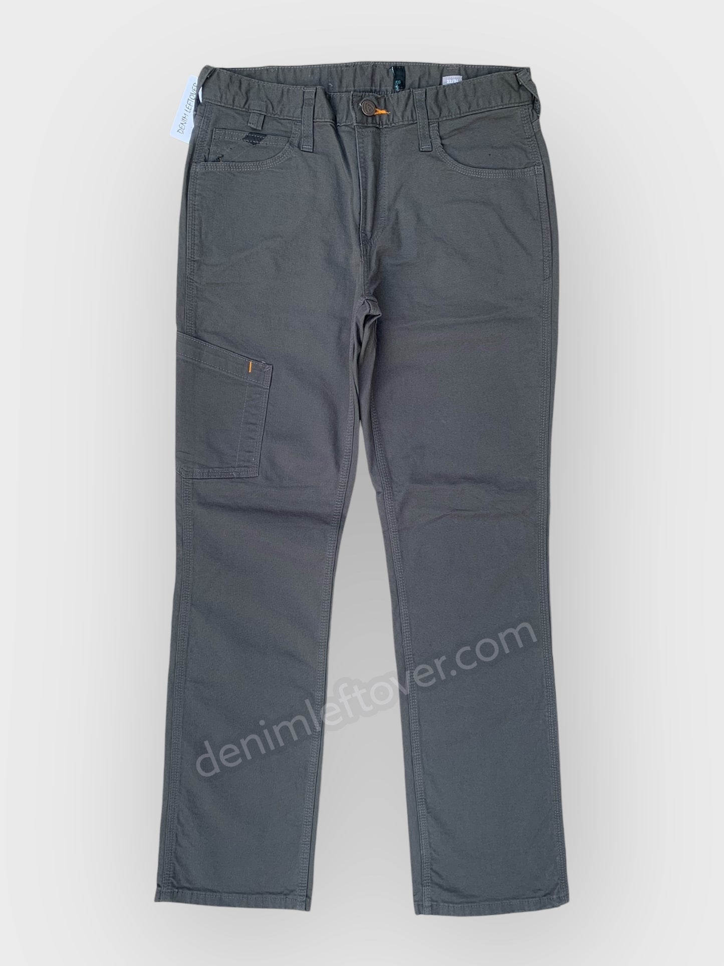 Men's Straight Fit Dark Grey Cotton Pant DL4429