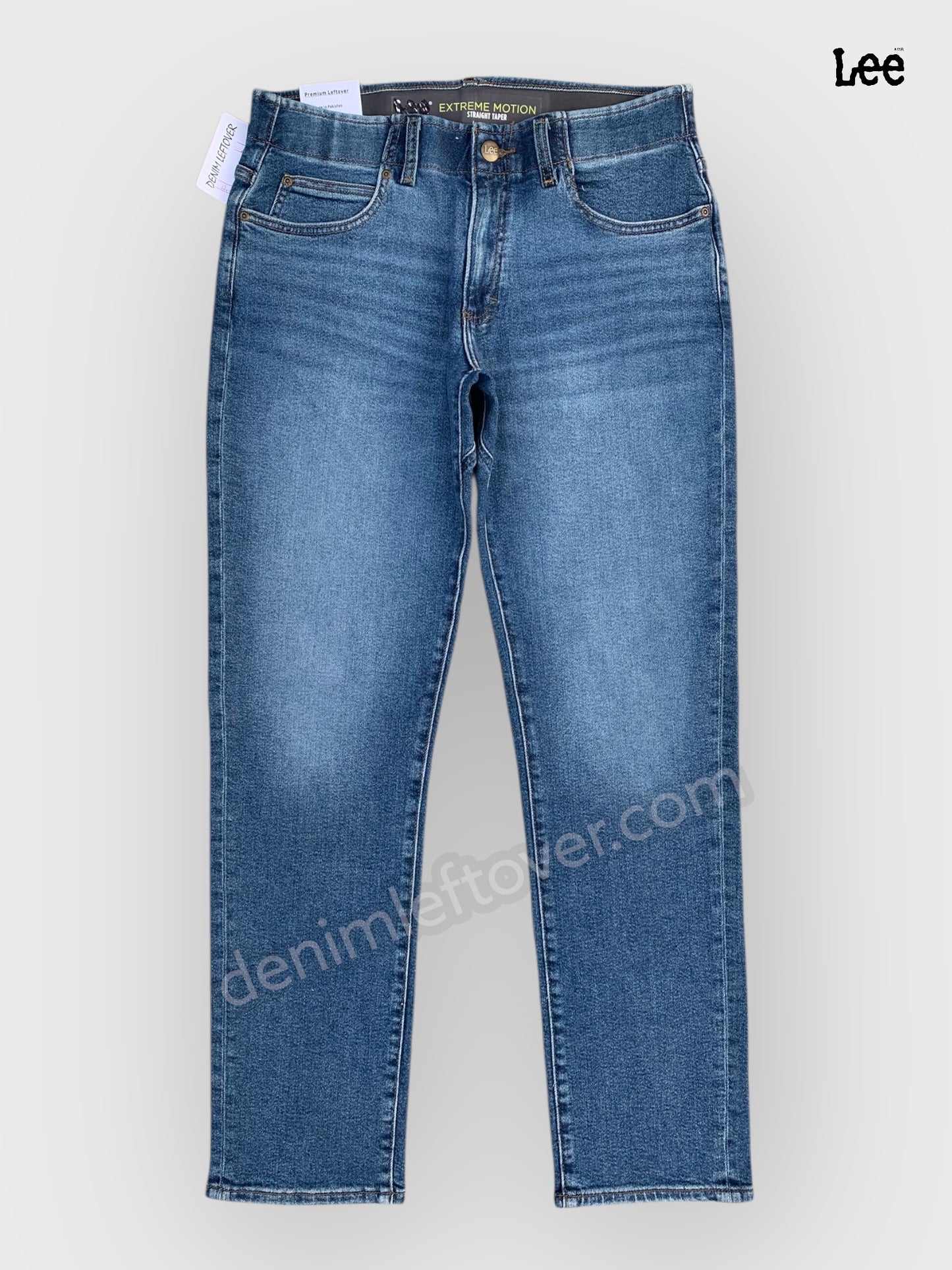 Men's Straight Taper Fit Medium Blue Jean DL4411