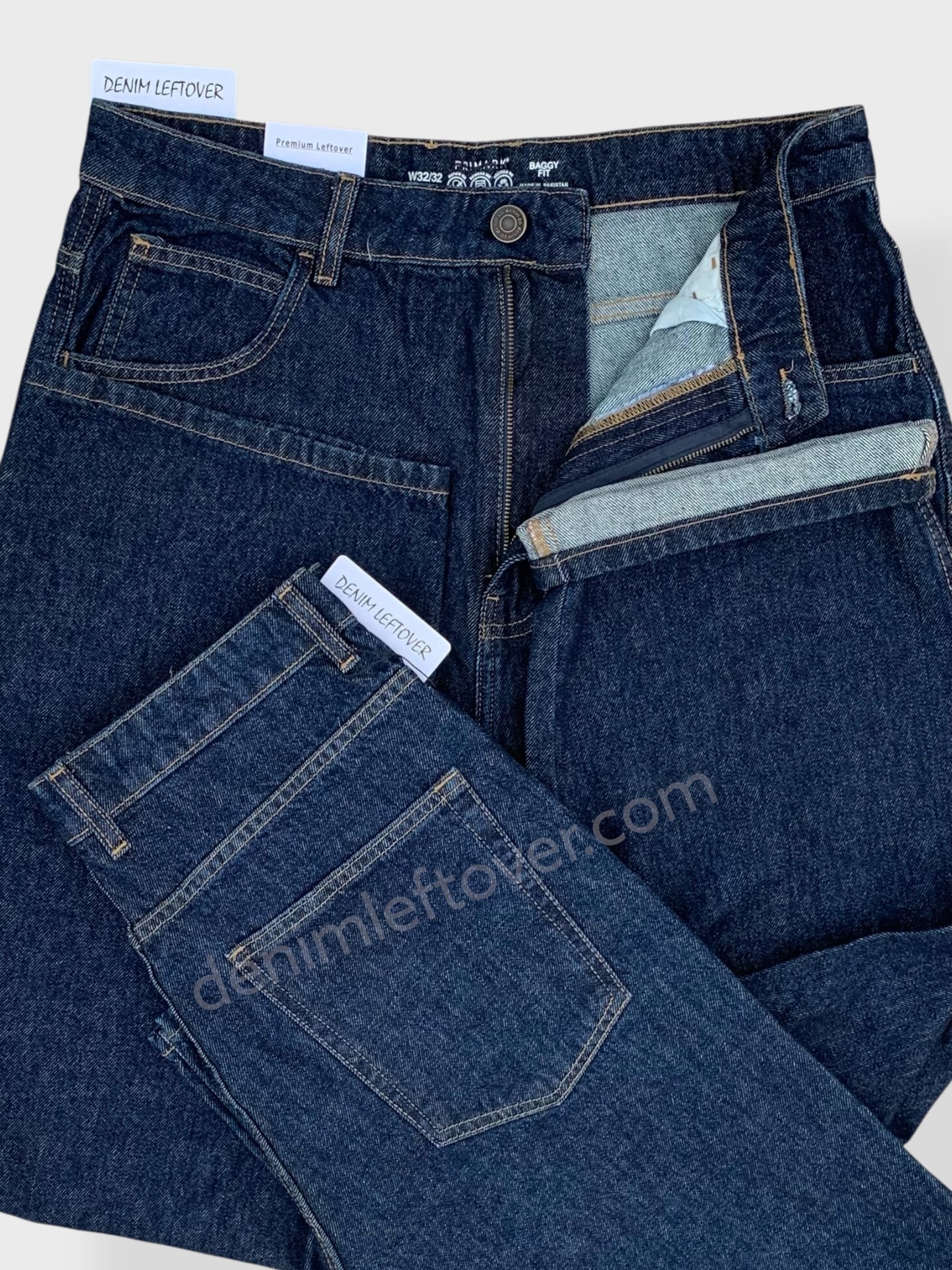 Men's Baggy Fit Dark Blue Jean DL4387 (Non Stretch)