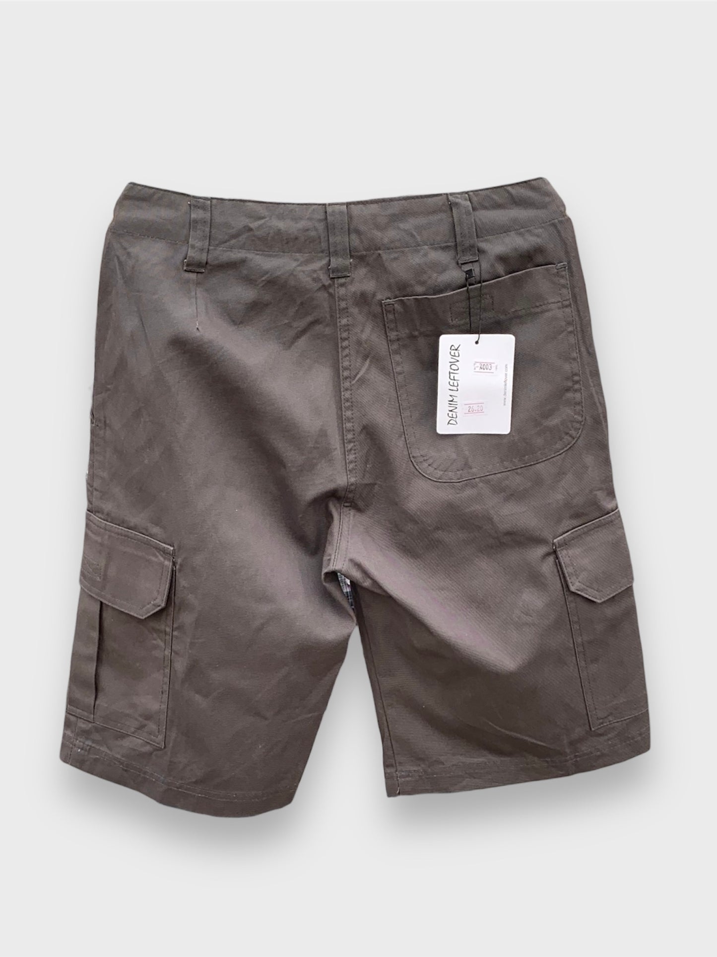 Men's Slim Fit Dark Grey Cotton Short DLT4003