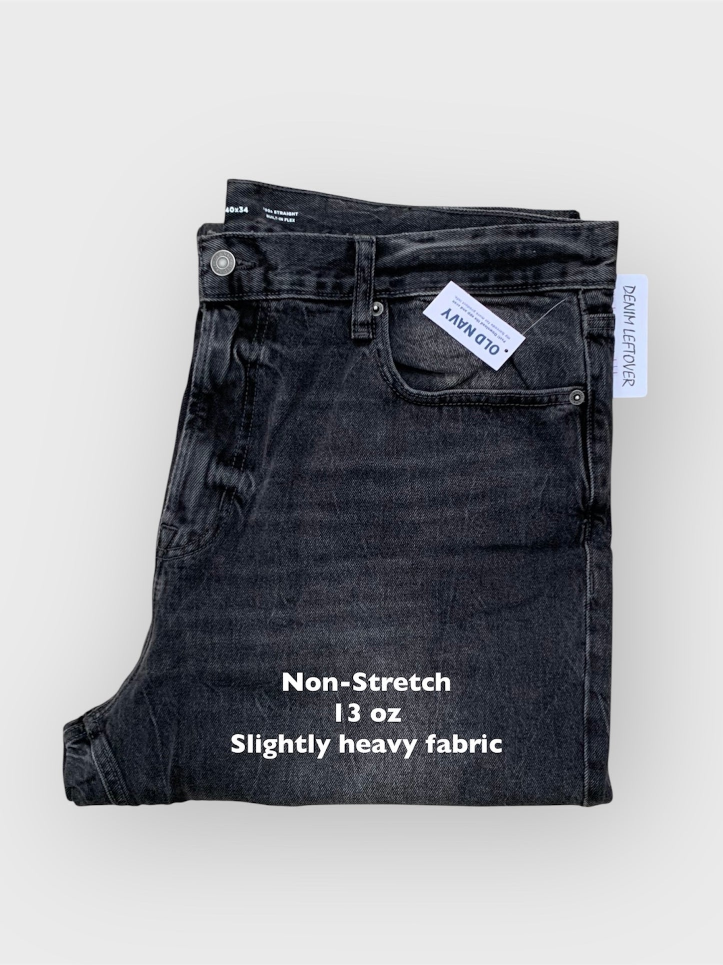 Men's Straight Fit Dark Grey Jean DL4368