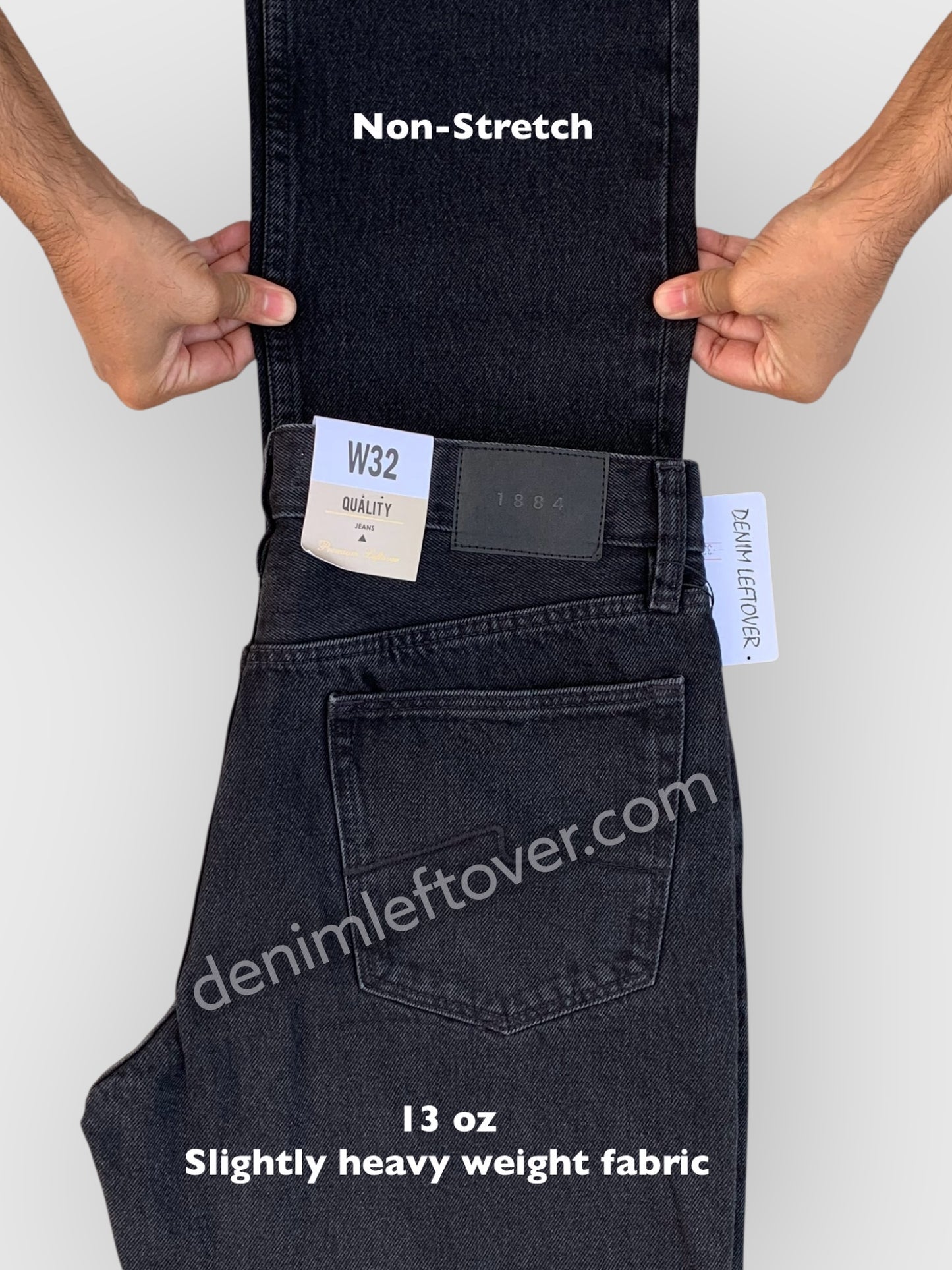 Men's Straight Fit Diamond Black Jean DL4384 (Non Stretch)