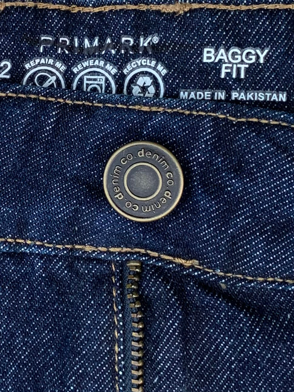 Men's Baggy Fit Dark Blue Jean DL4387 (Non Stretch)
