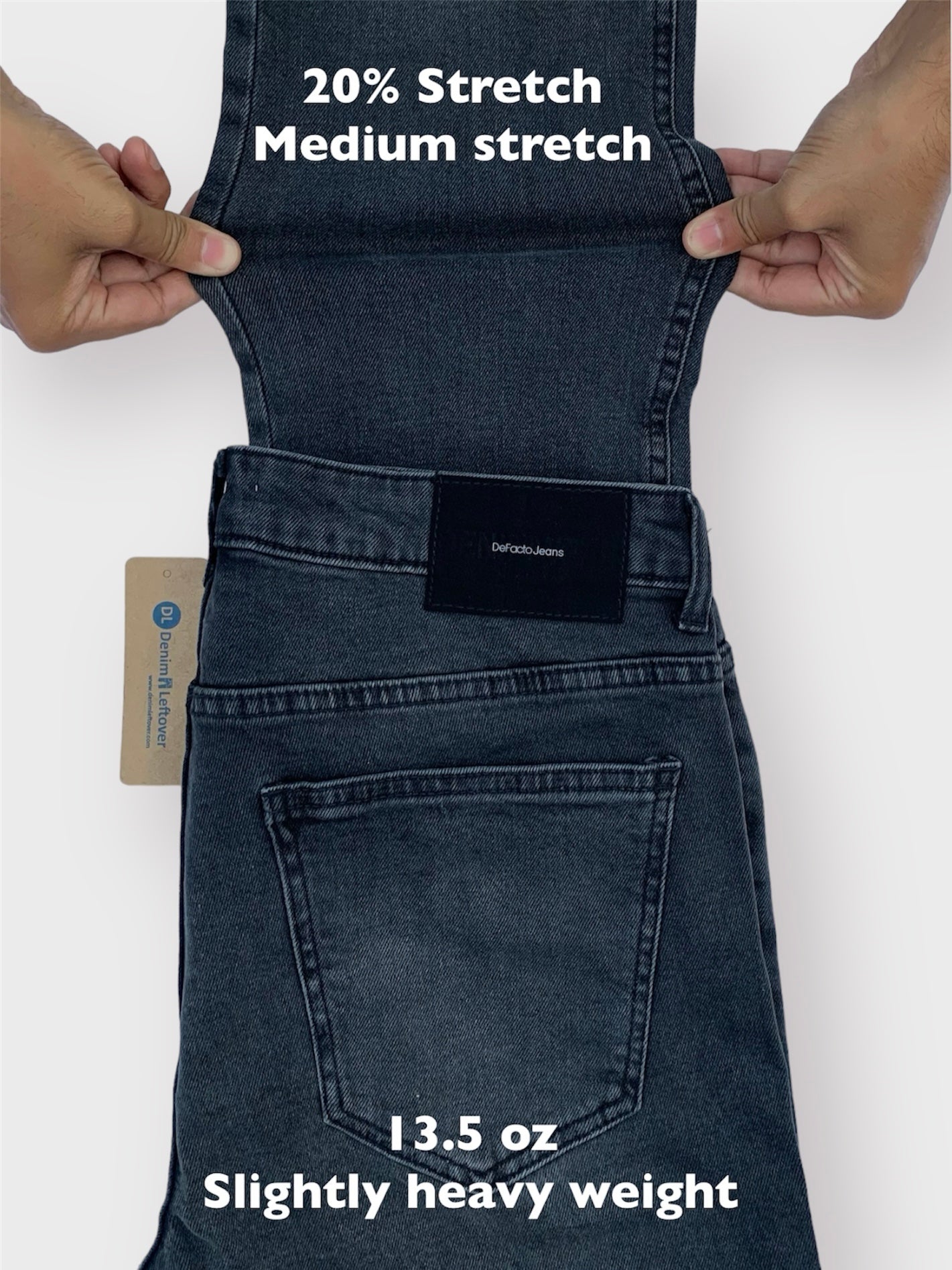 Men's Regular Fit Charcoal Black Jean DL4262