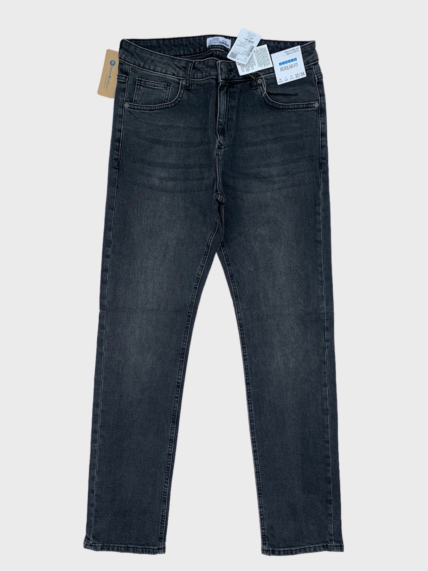 Men's Regular Fit Charcoal Black Jean DL4262