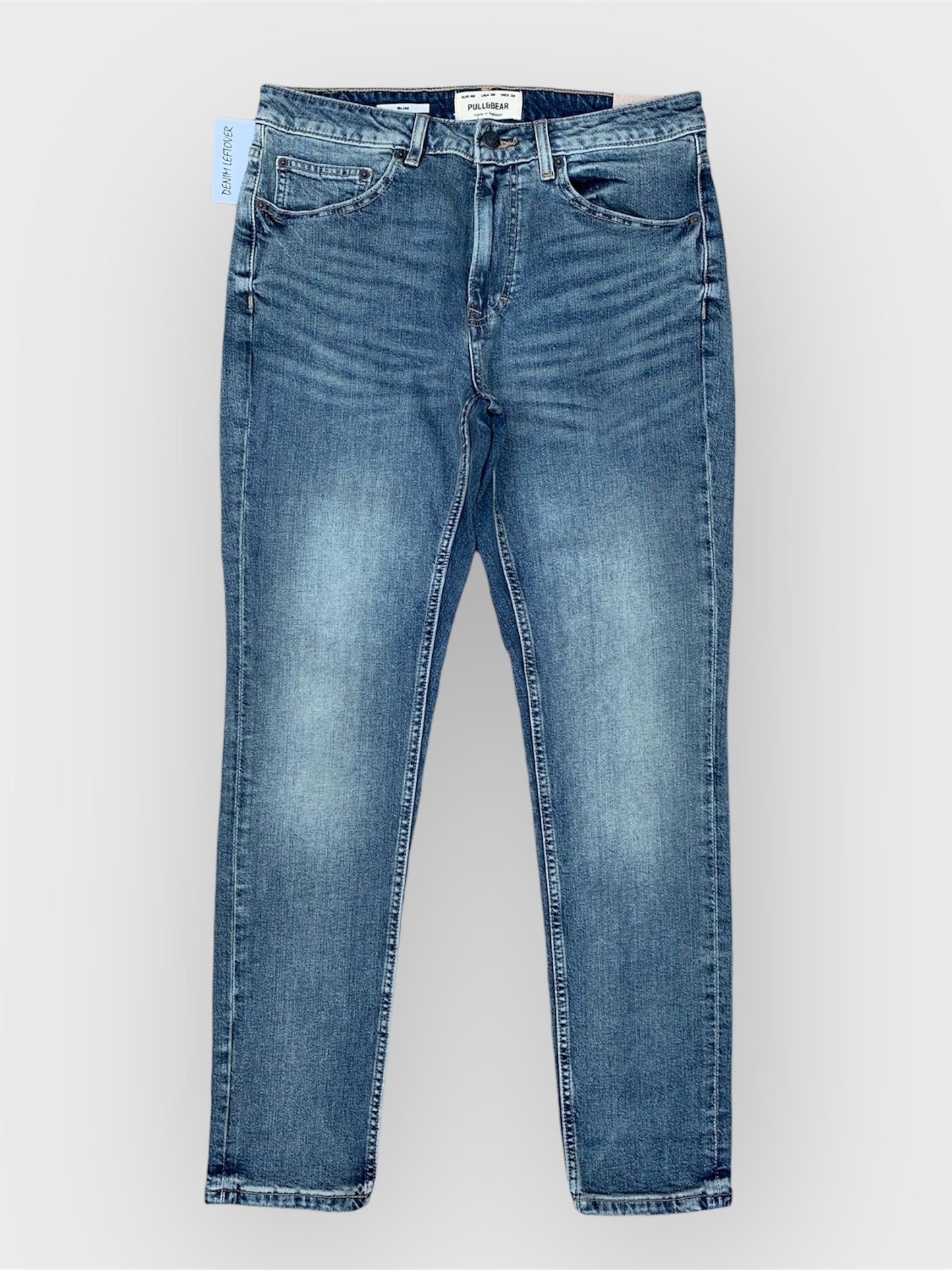Men's Slim Fit Tinted Blue Jean DL4329