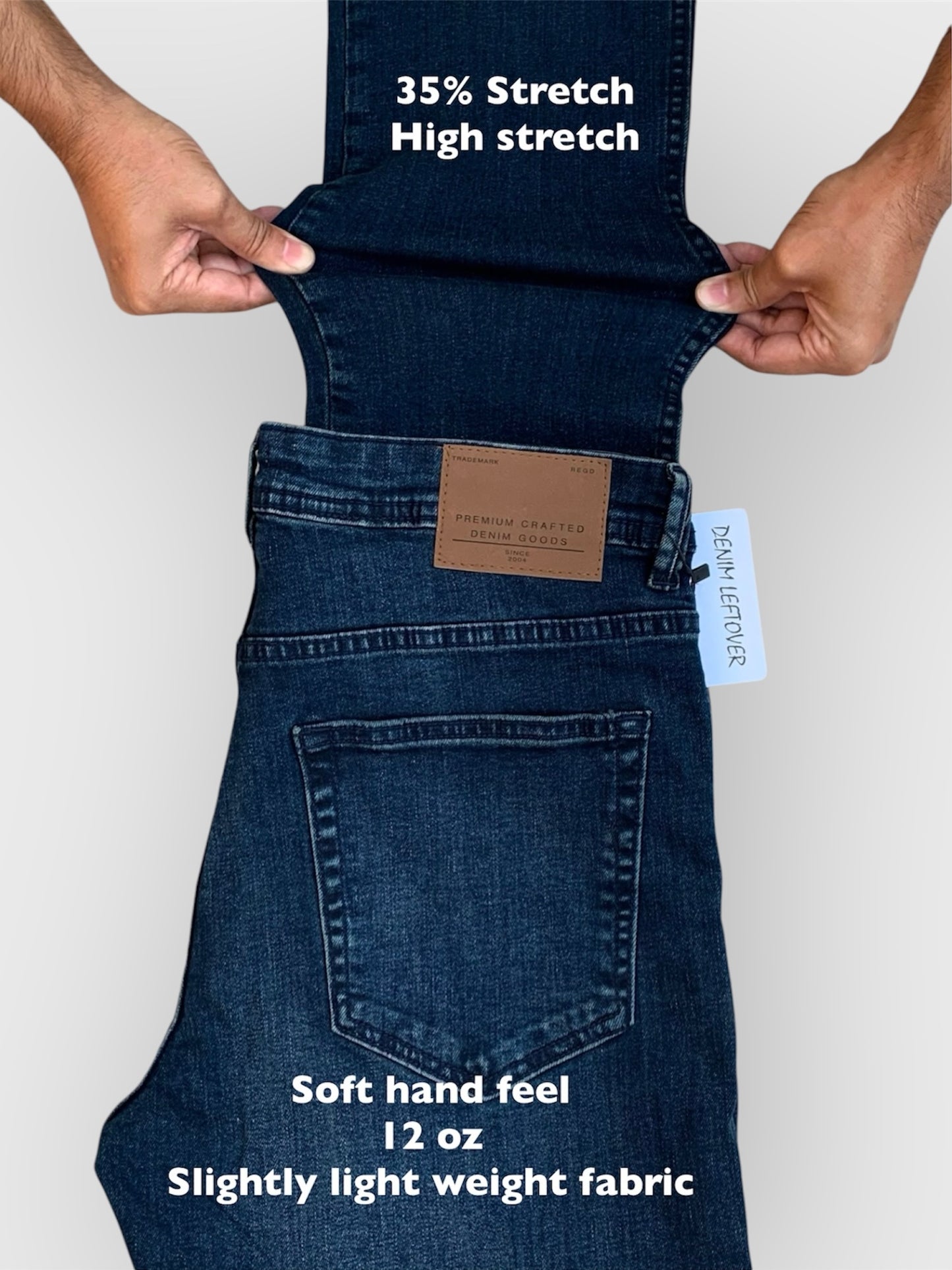 Men's Straight Fit Vintage Dark Blue Jean DL4346