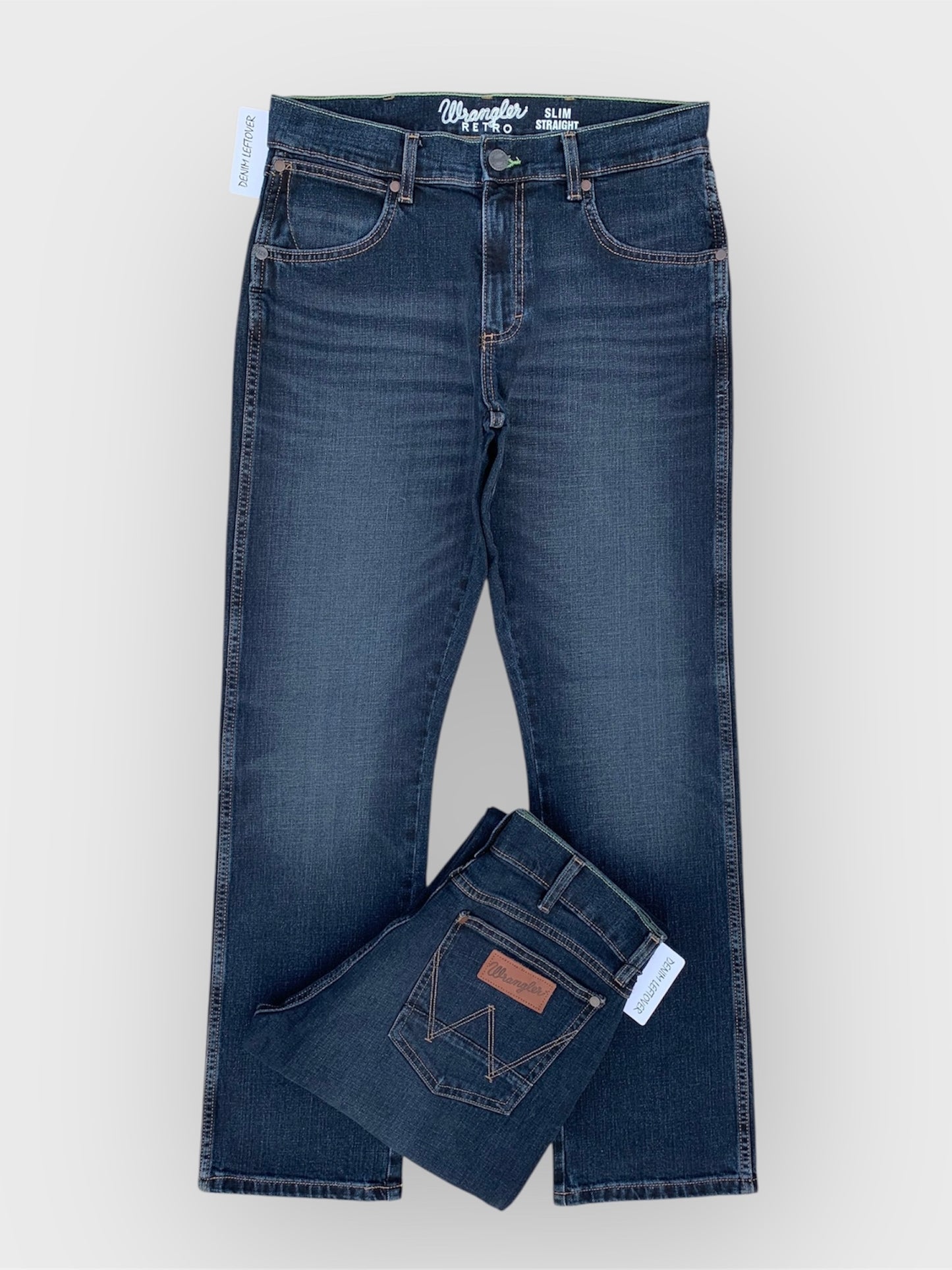 Men's Straight Fit Dark Blue Black Jean DL4363