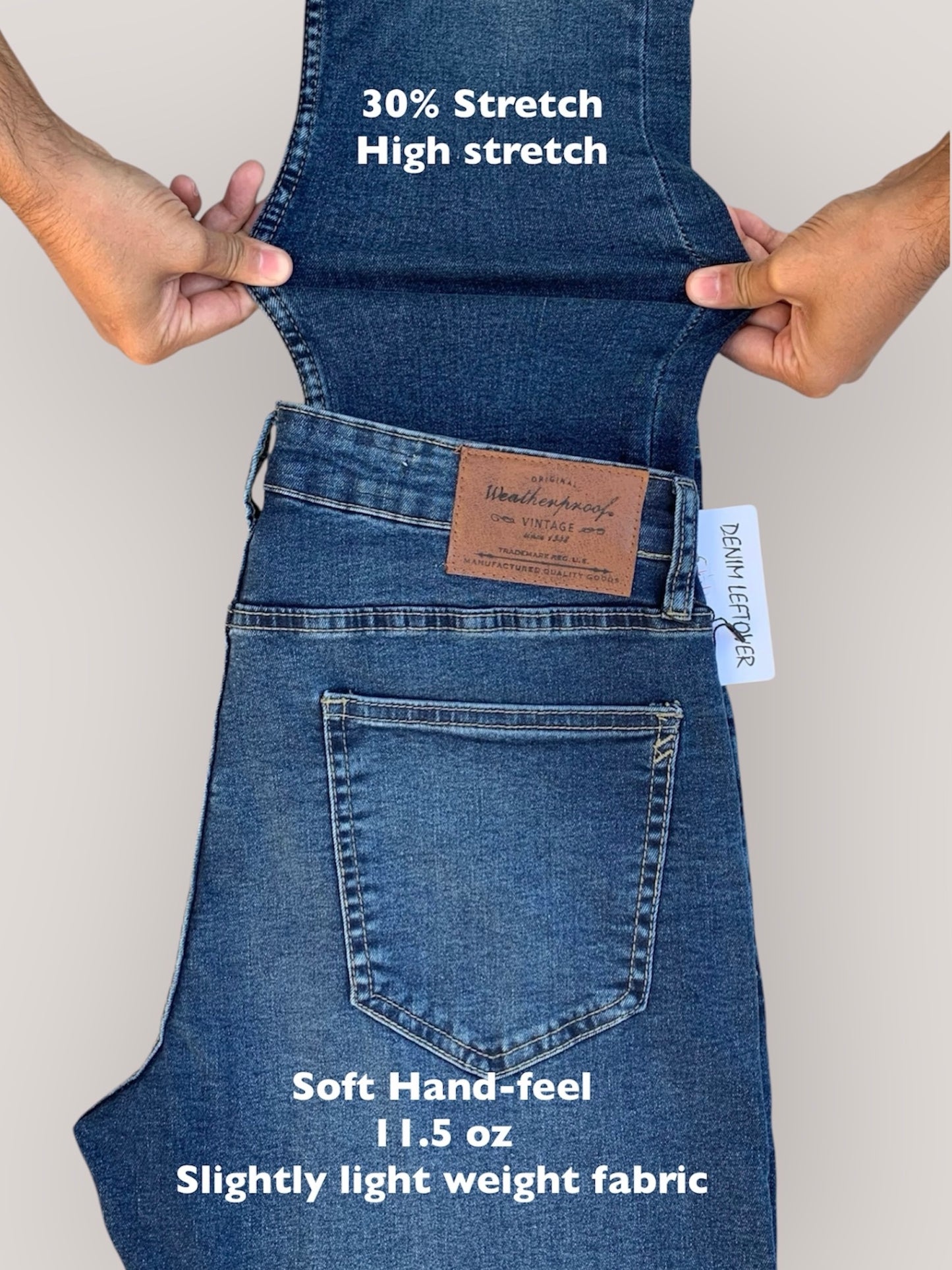 Men's Straight Fit Dark Blue Jean DL4345