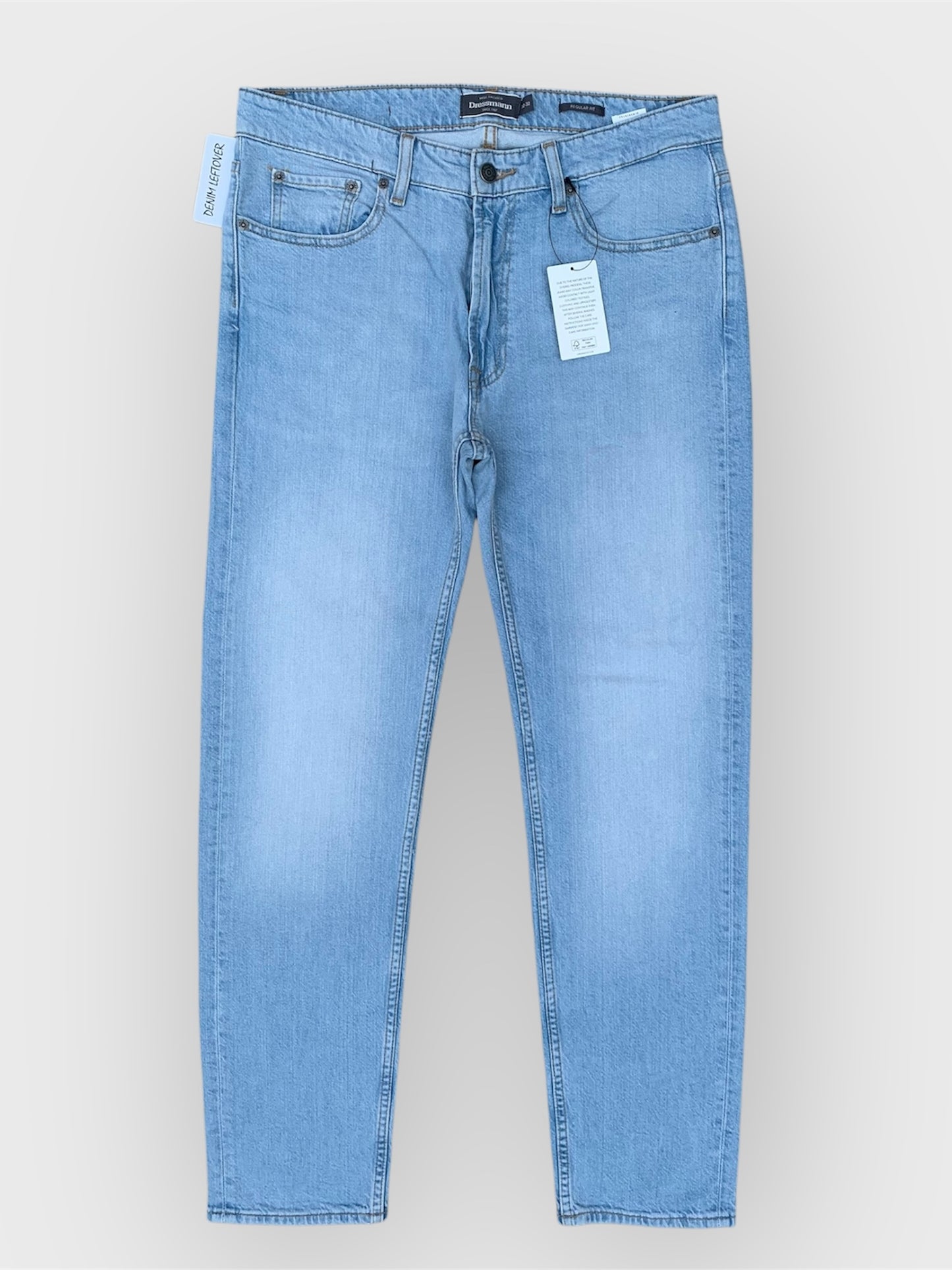 Men's Regular Fit Light Blue Jeans DL4328 (Minor Fault)