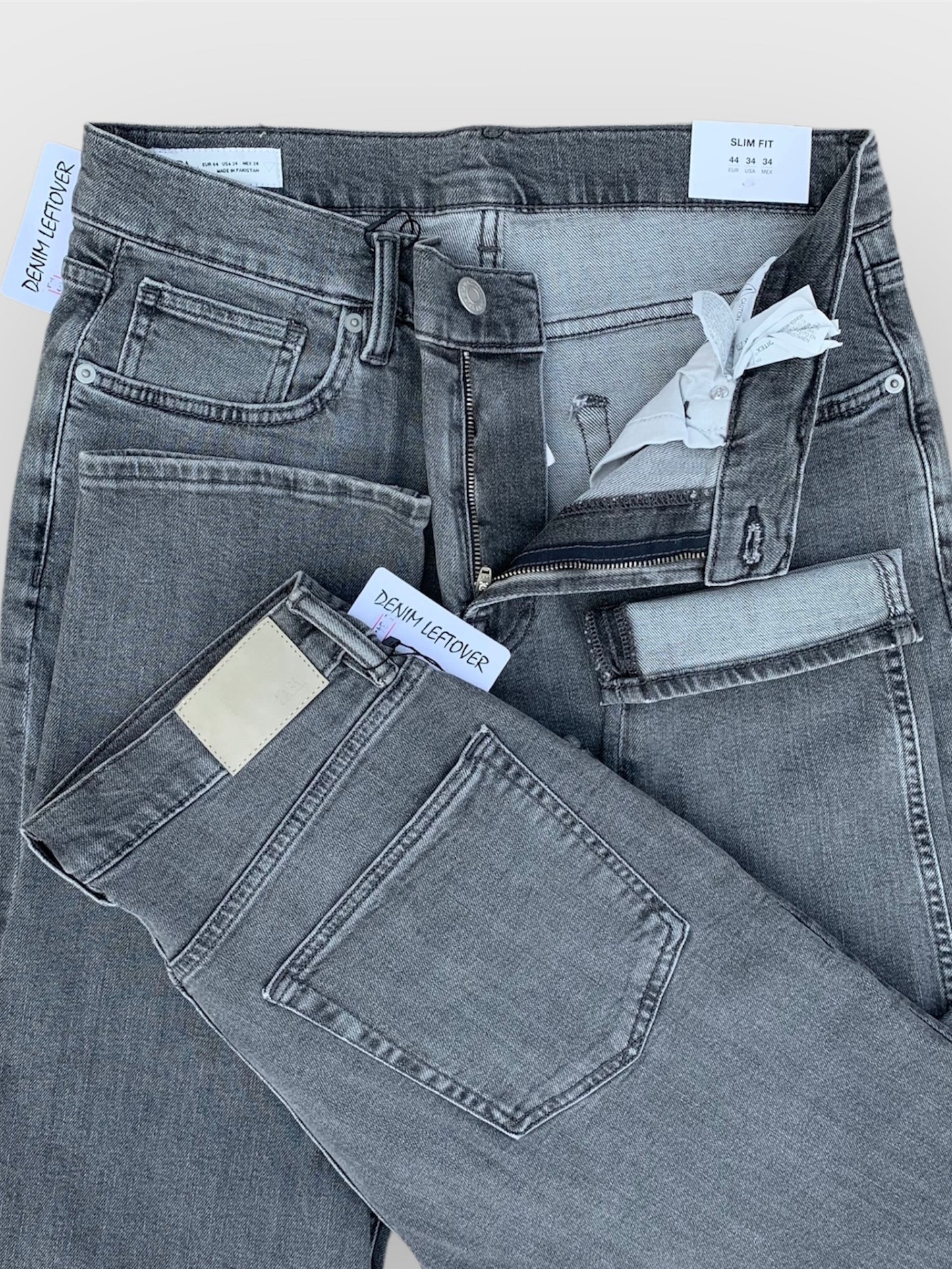 Men's Slim Fit Light Grey Jean DL4352