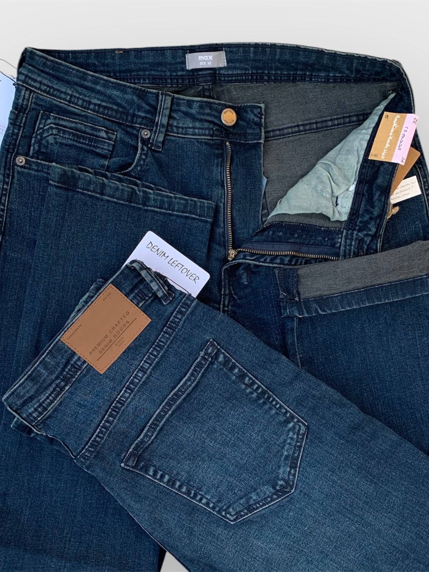 Men's Straight Fit Vintage Dark Blue Jean DL4346