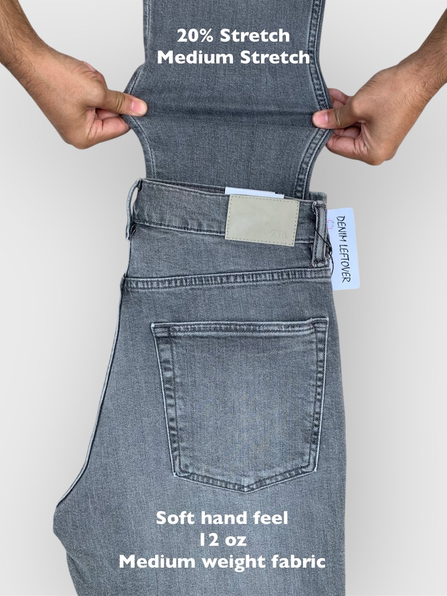 Men's Slim Fit Light Grey Jean DL4352