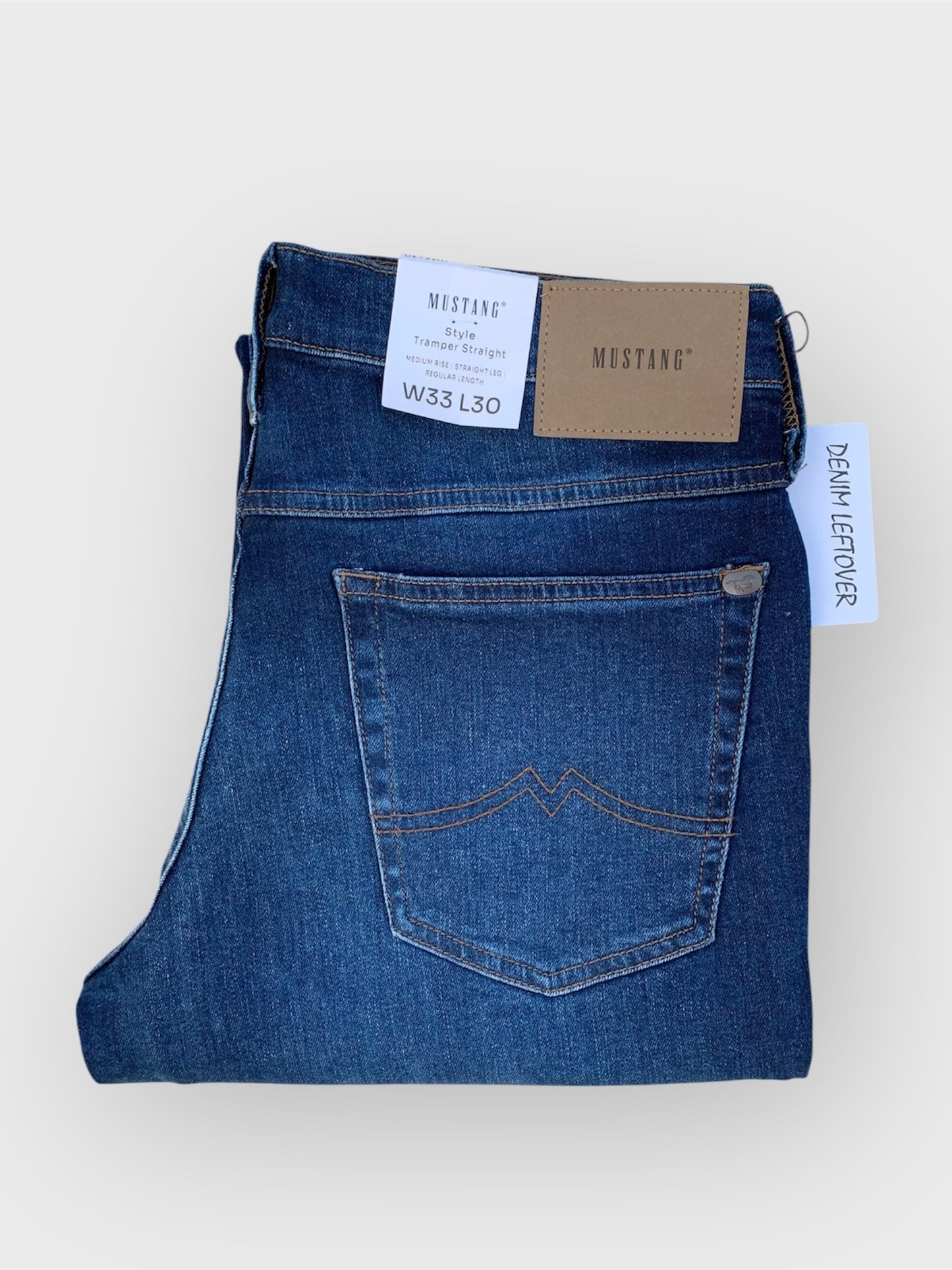 Men's Straight Fit Dark Blue Jean DL4364