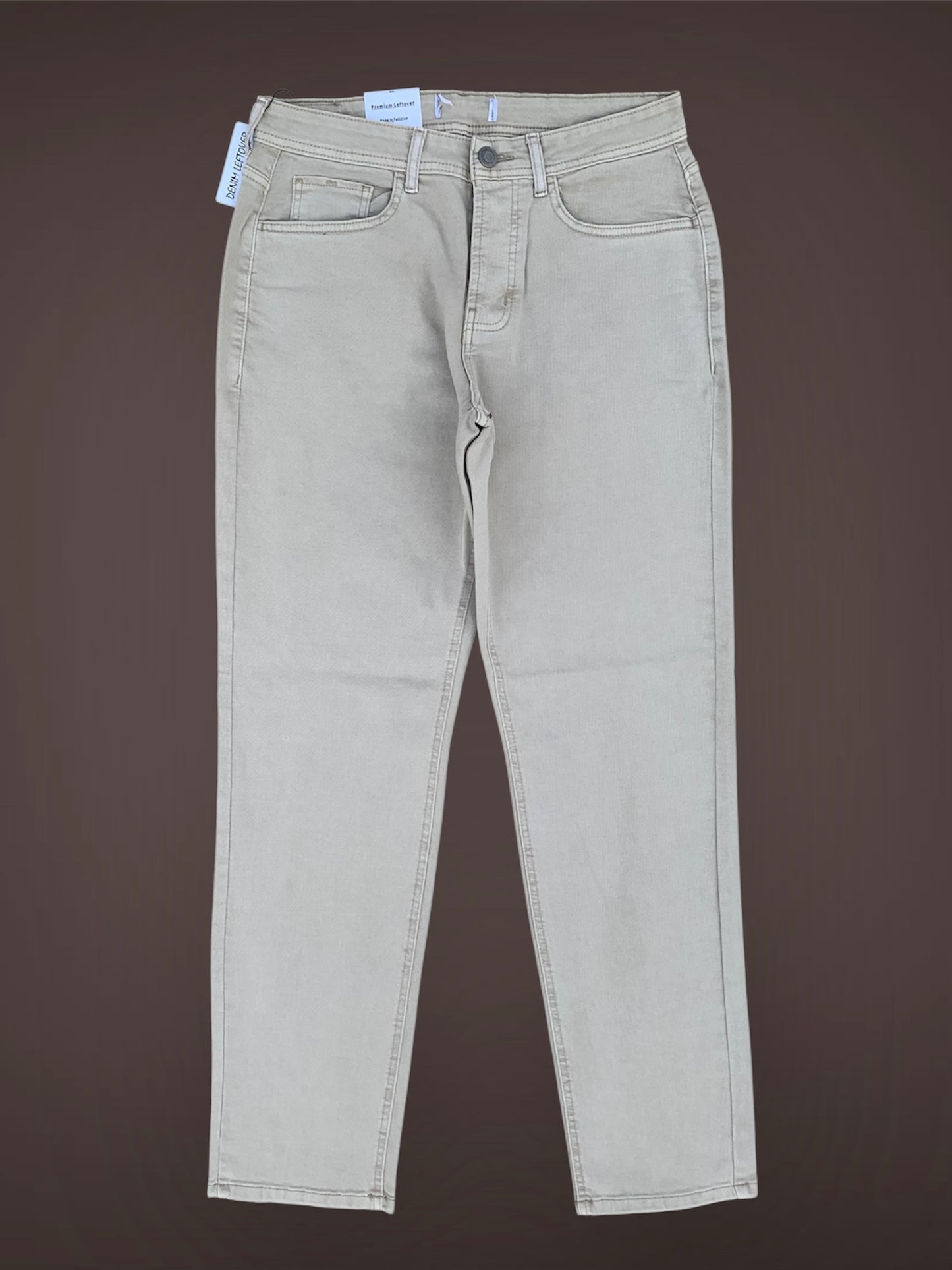 Men's Straight Fit Light Beige Jean DL4356