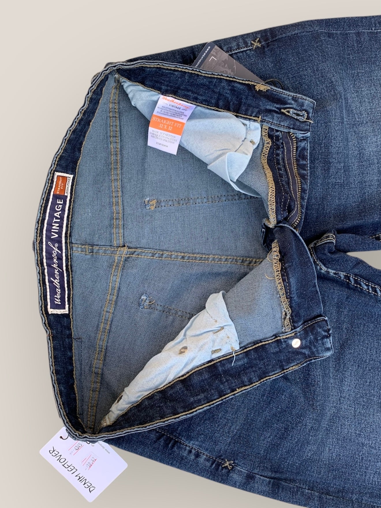 Men's Straight Fit Dark Blue Jean DL4345