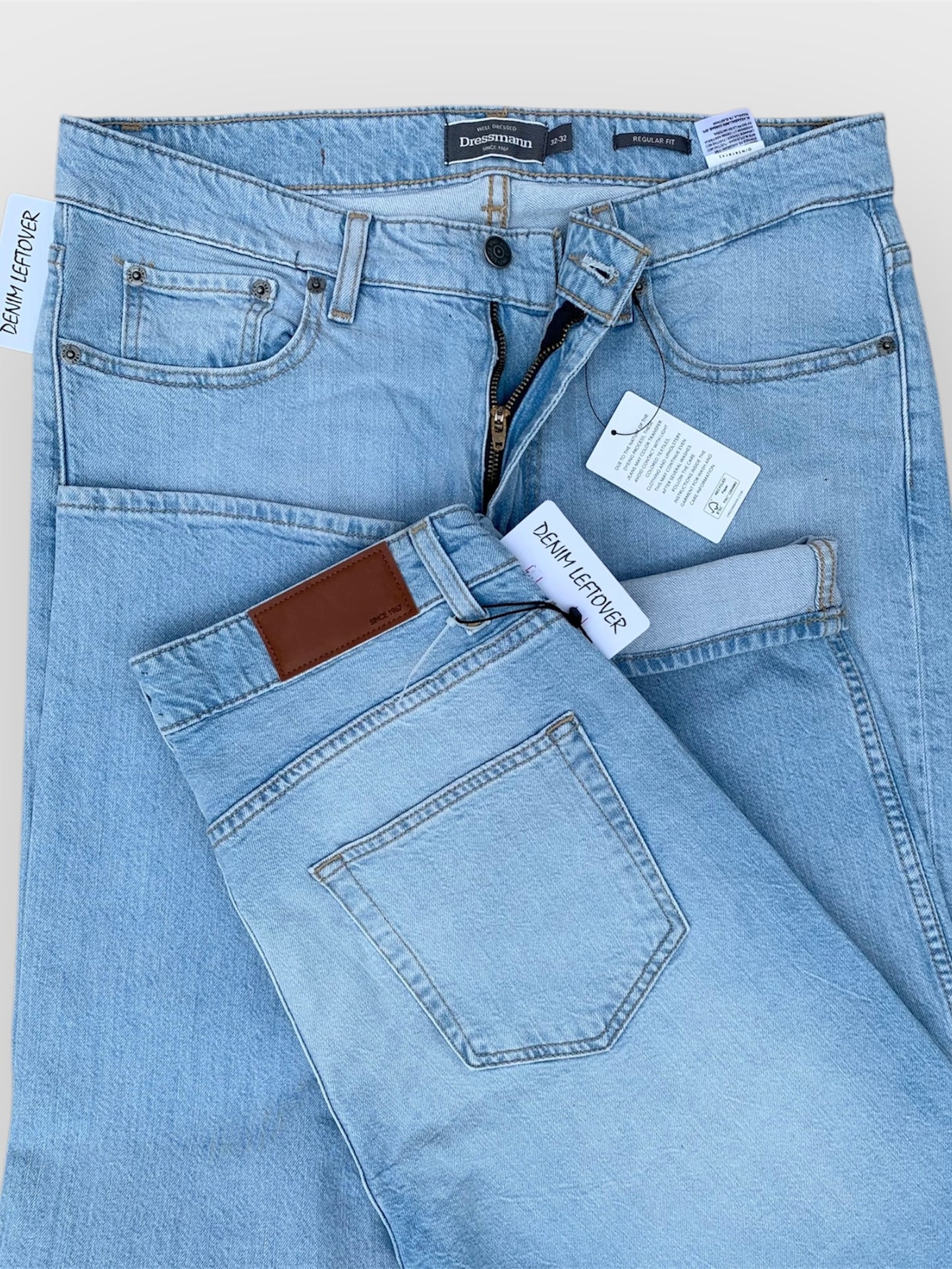Men's Regular Fit Light Blue Jeans DL4328 (Minor Fault)