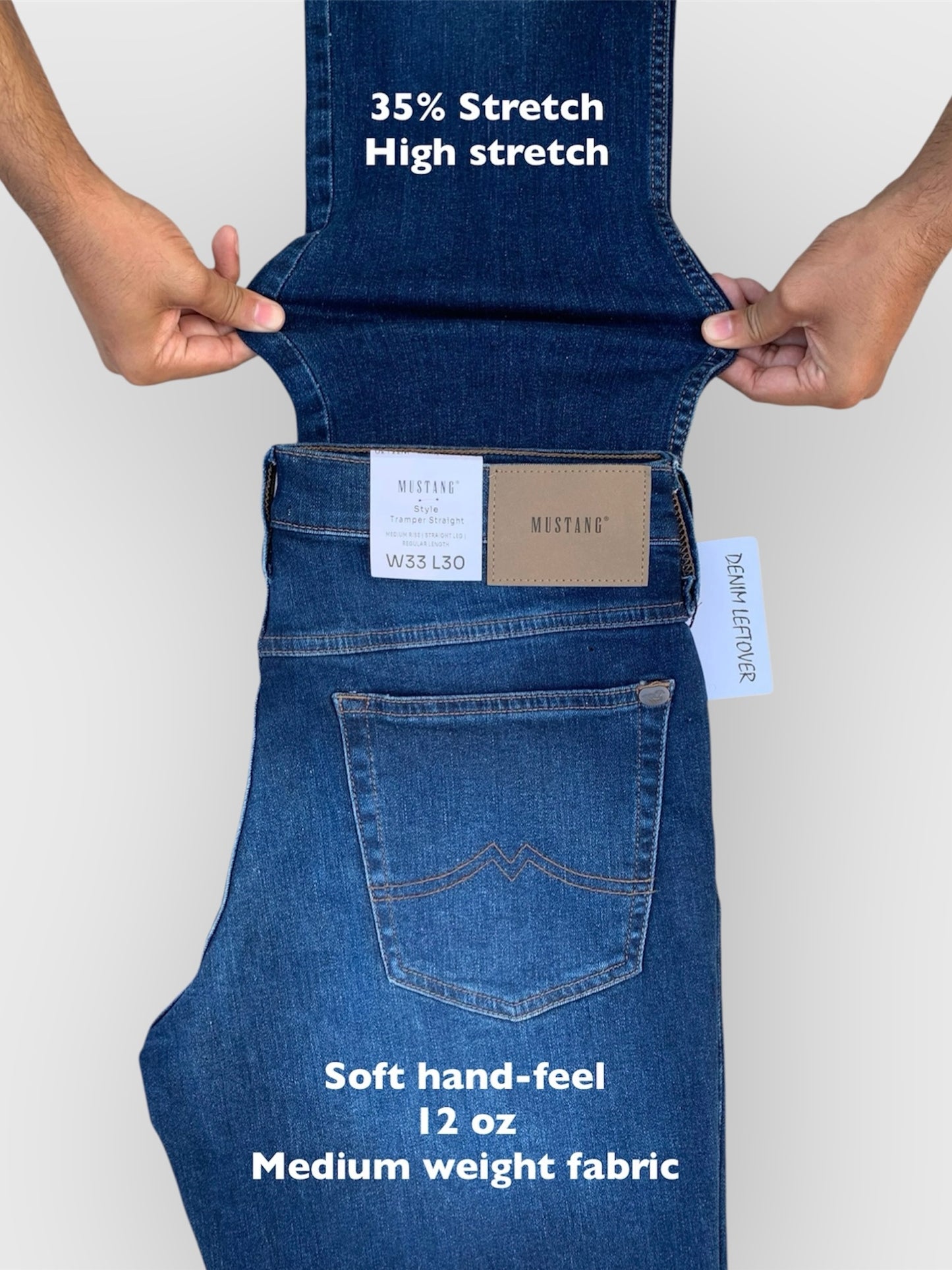 Men's Straight Fit Dark Blue Jean DL4364