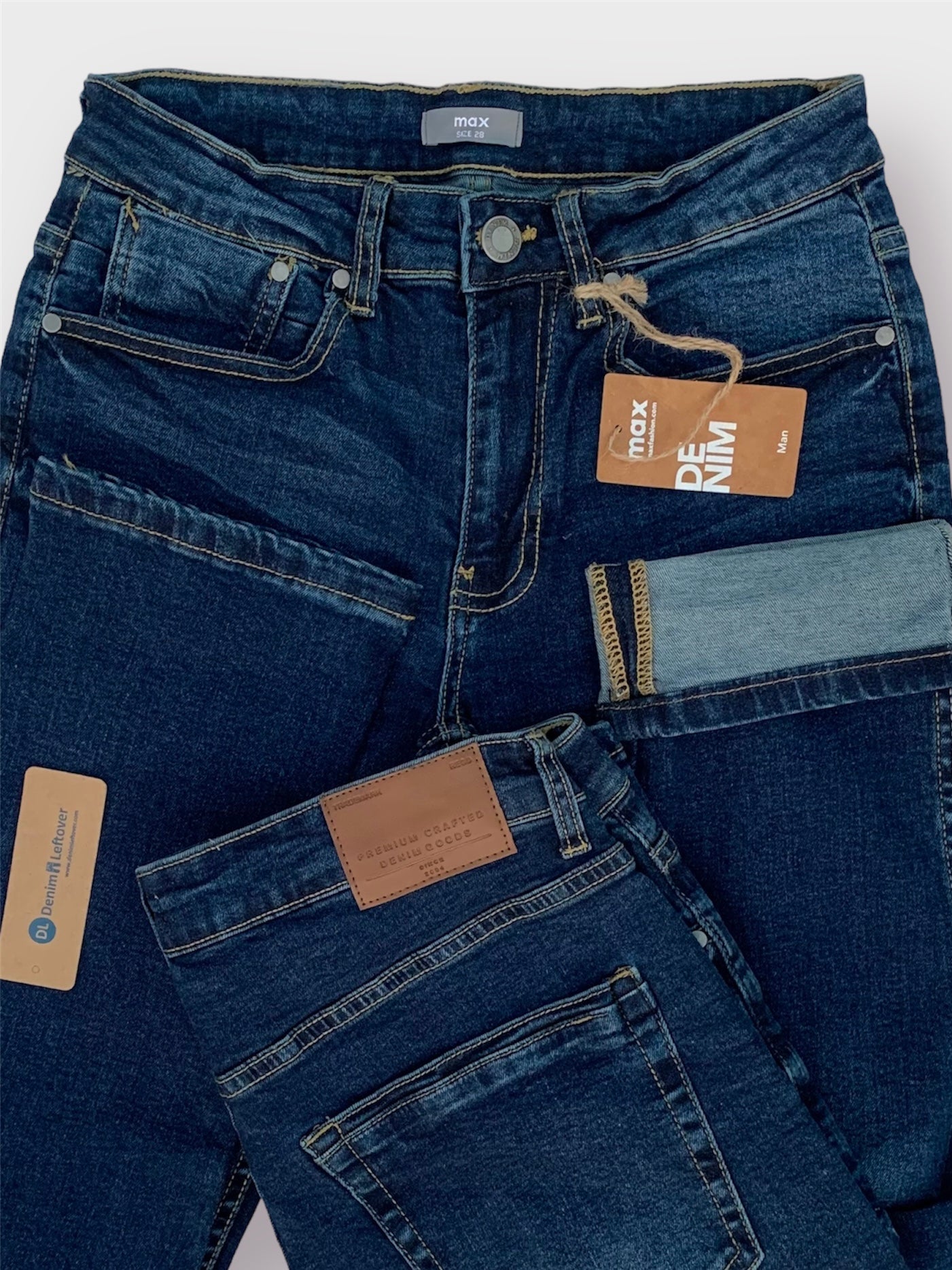 Men's Slim Fit Medium Blue Jean DL4261