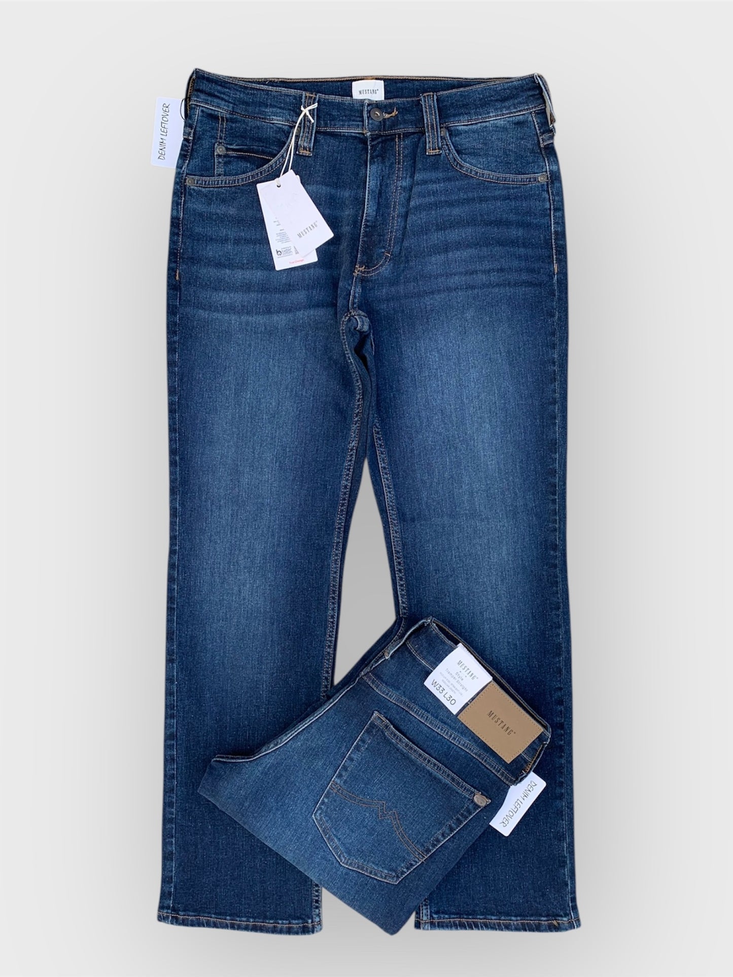 Men's Straight Fit Dark Blue Jean DL4364