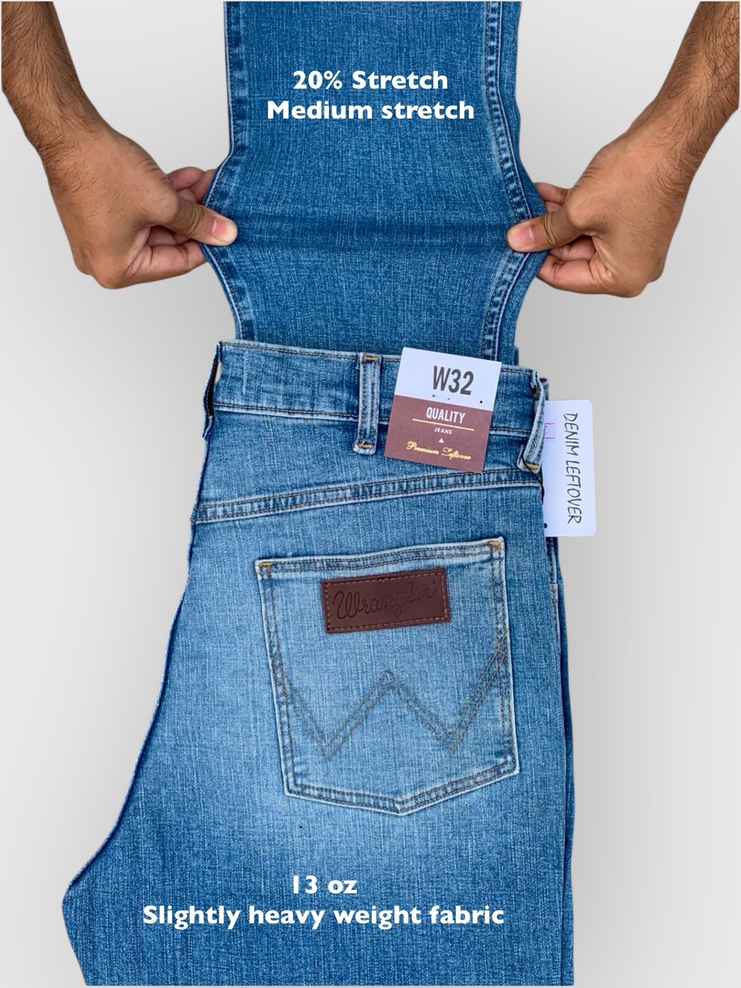 Men's Regular Fit Light Blue Jean DL4372