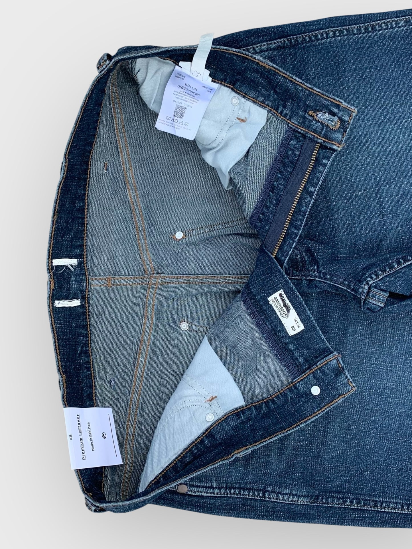 Men's Straight Fit Dark Blue Jean DL4371