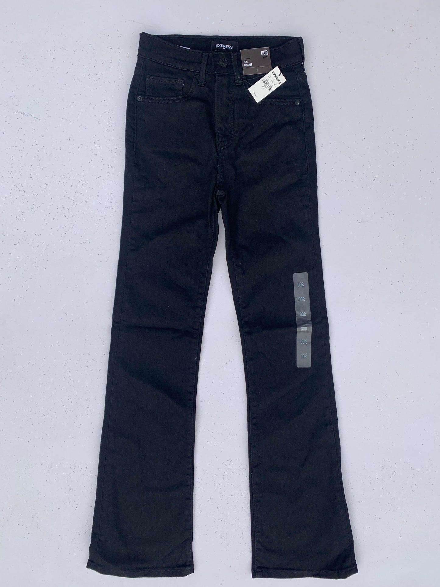 Women's Boot Cut Mid Rise Black Jean DL4235