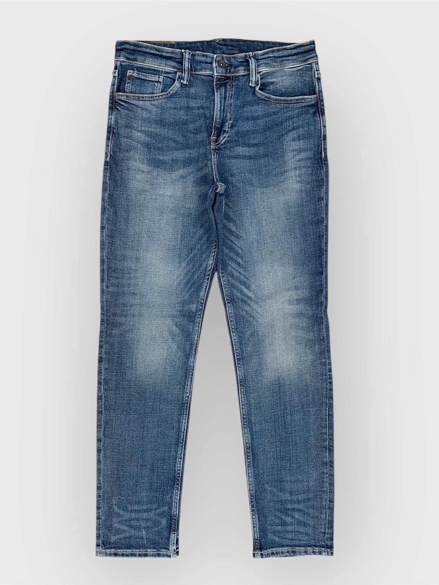 Men's Slim Fit Vintage Medium Blue Jean DL4334