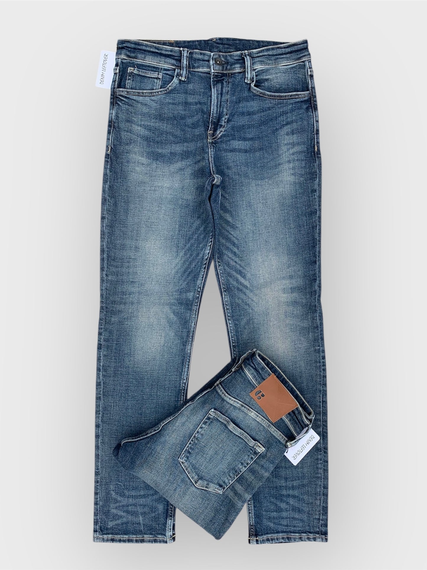 Men's Slim Fit Vintage Medium Blue Jean DL4334