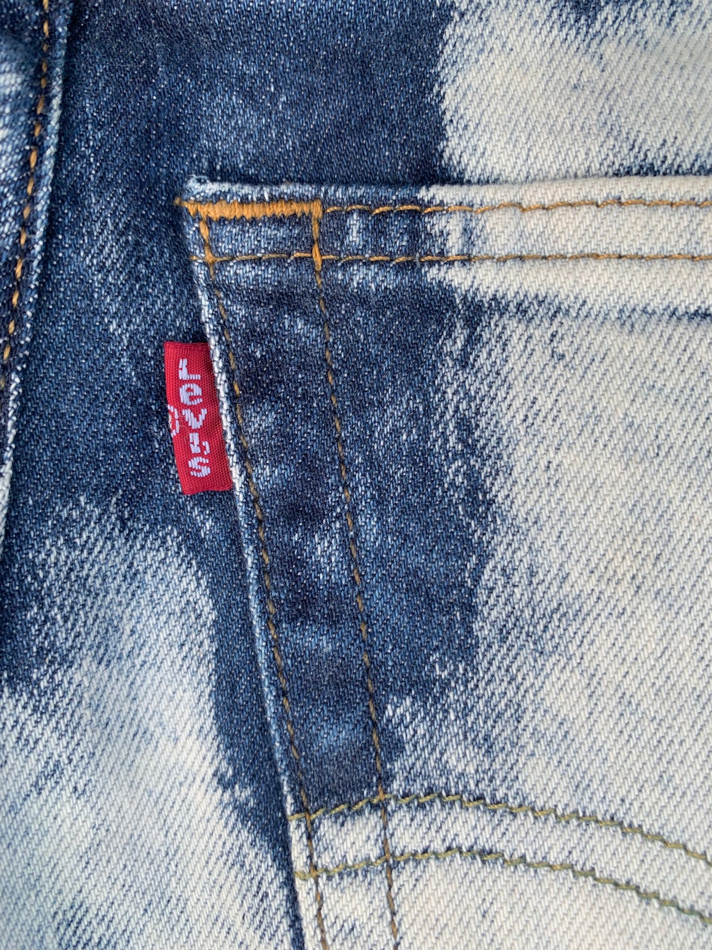 Men's Skinny Fit Blue White Vintage Jean DL4178