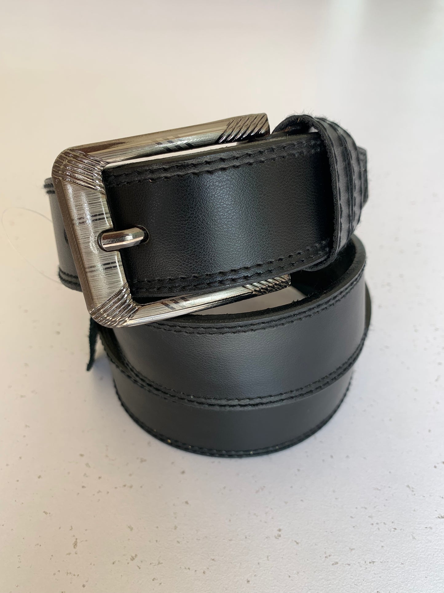 Black Leather Belt DLB390