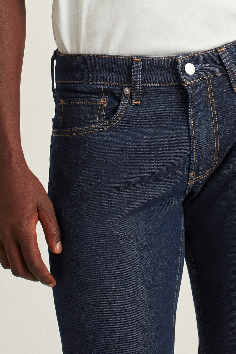 Men's Slim Fit Jeans Original Denim Blue DL4126