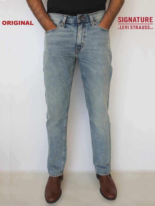 Men's Athletic Slim Fit Light Blue Jean DL4140