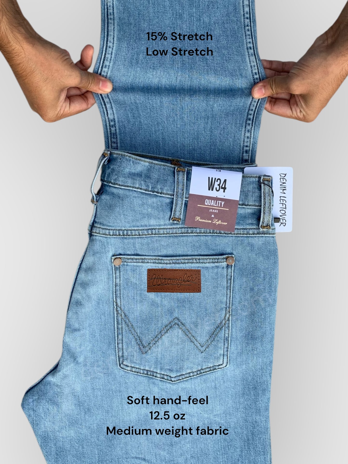 Men's Regular Fit Light Blue Jean DL4445
