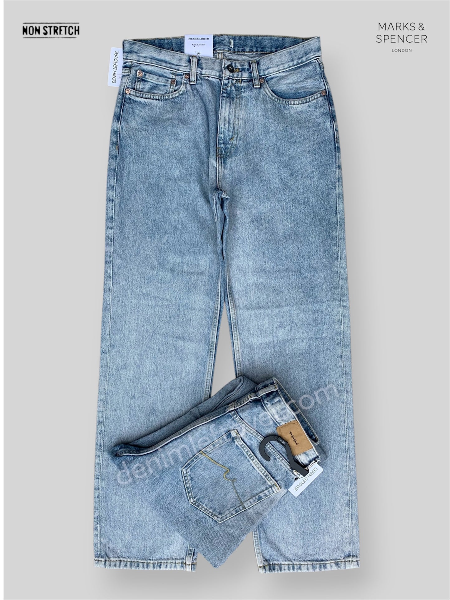 Men's Relaxed Fit Vintage Light Blue Jean DL4470 (Non Stretch)