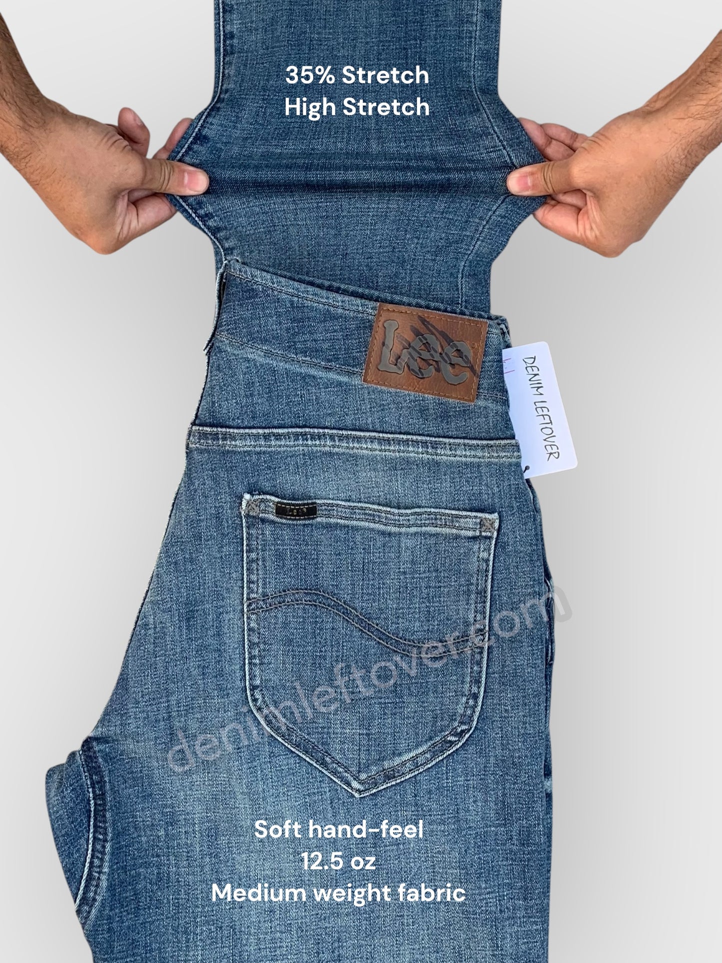 Men's Straight Fit Medium Blue Jean DL4435