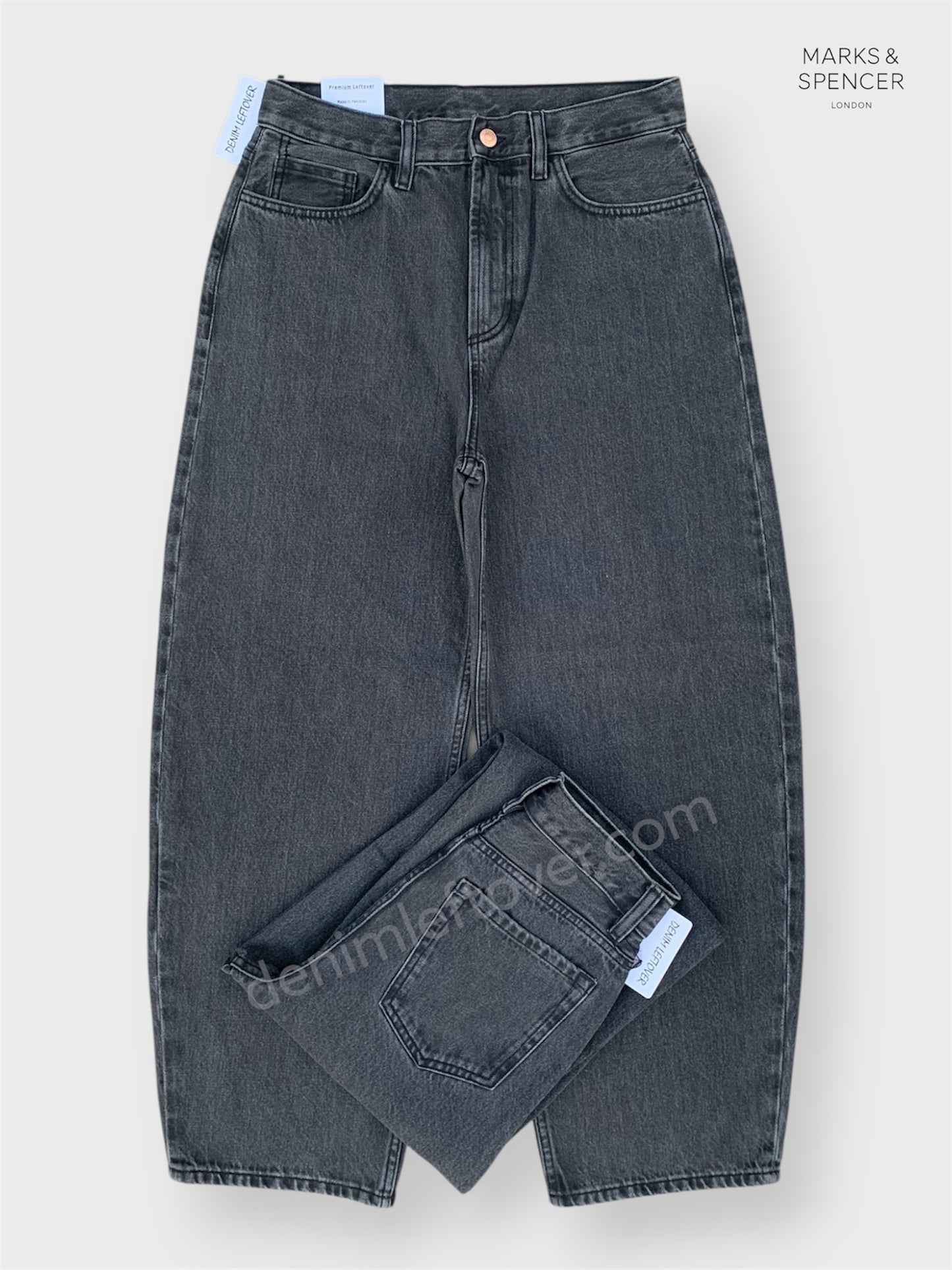 Women's Baggy/Balloon Dark Grey Jean DLW388 (Non Stretch)