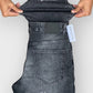 Men's Straight Fit Diamond Black Denim Jean DL4489