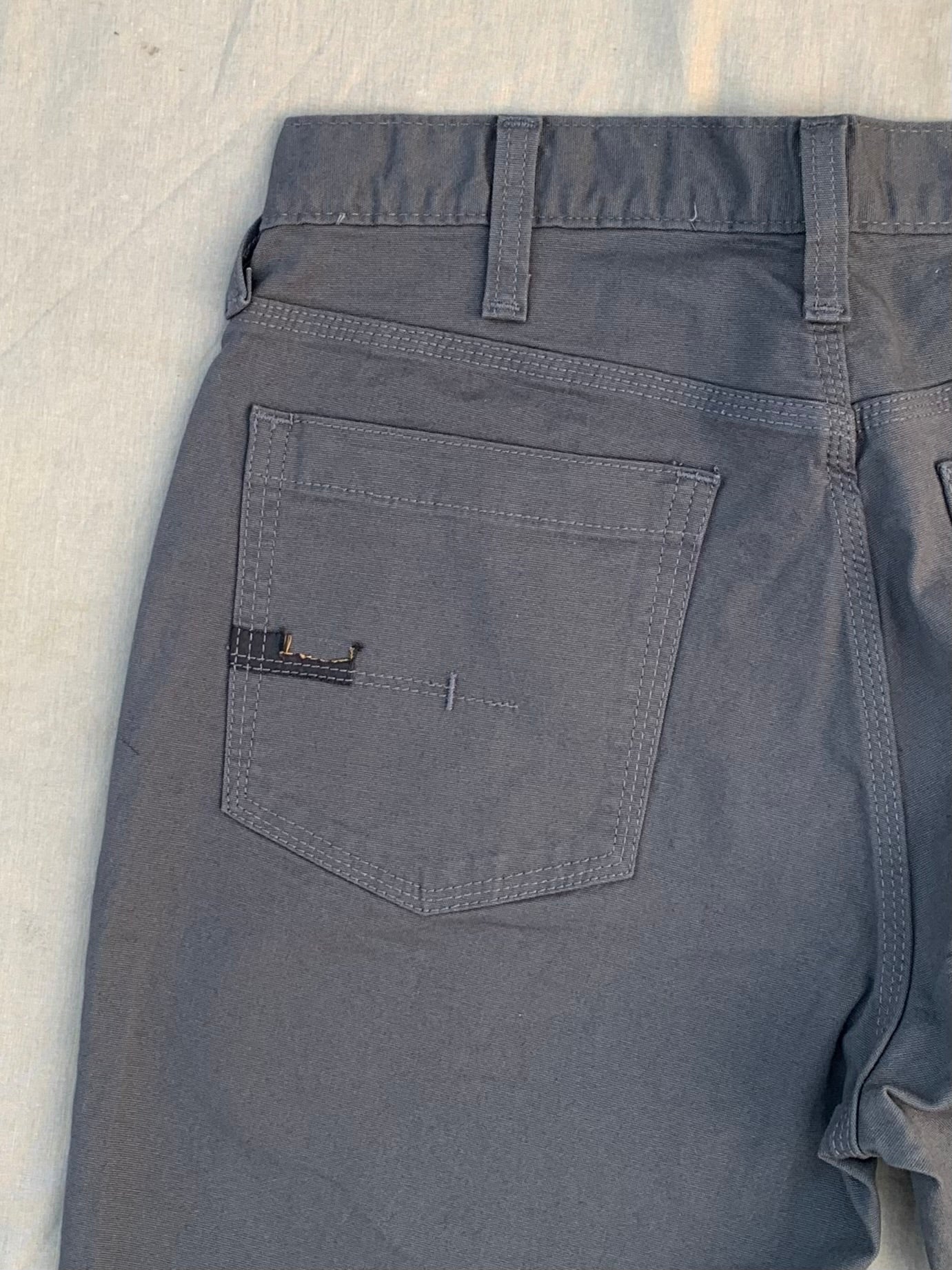 Men's Straight Fit Dark Grey Cotton Pant DL4429